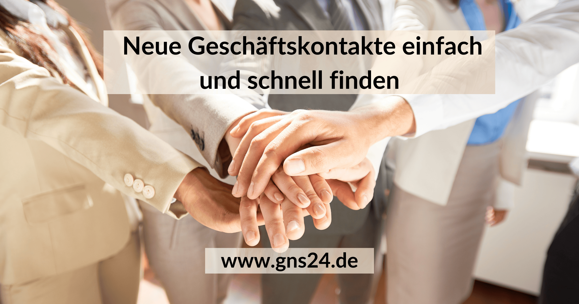 Vorstellung neuer Unternehmen auf GNS24