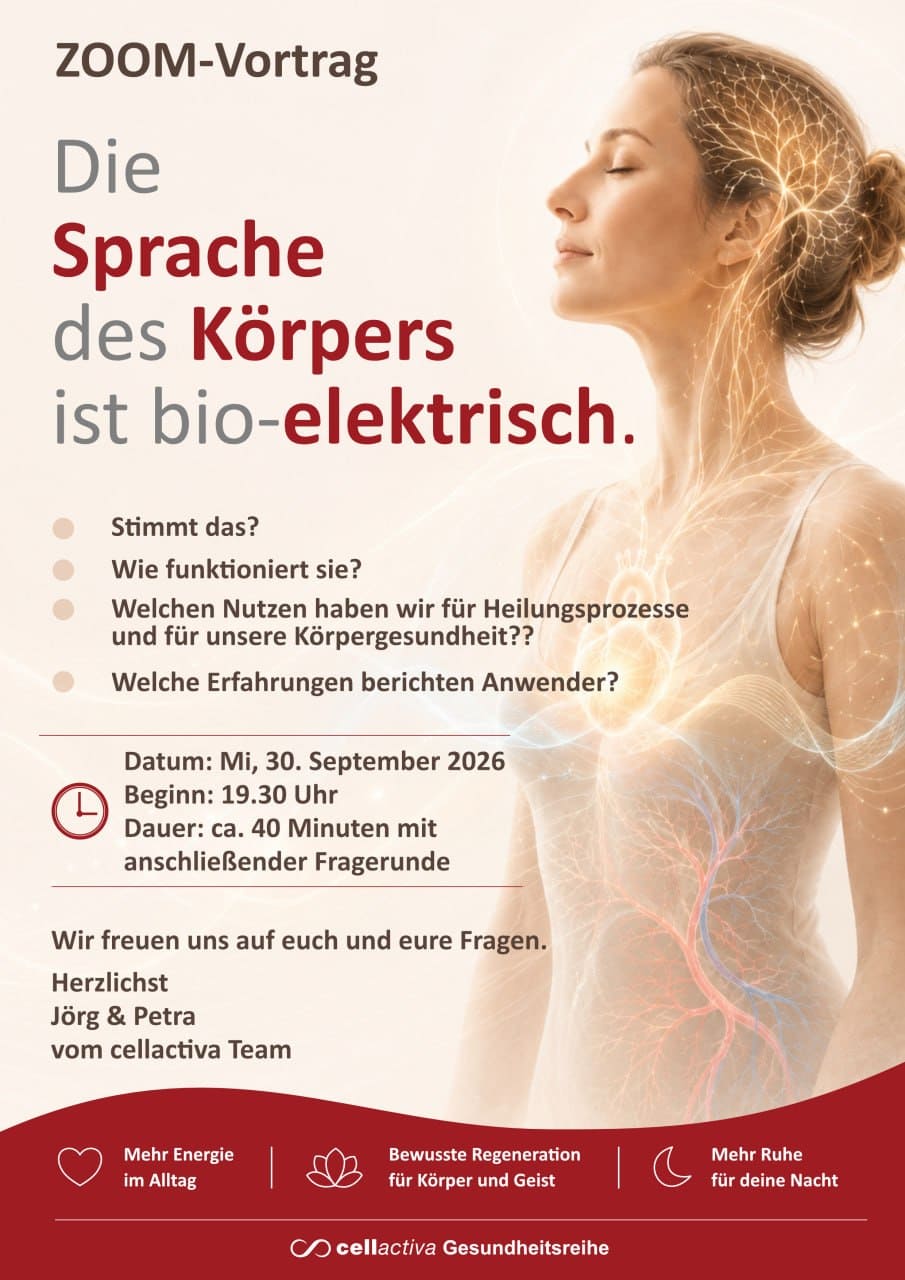 Online Vortrag zum Thema Frequenztherapie